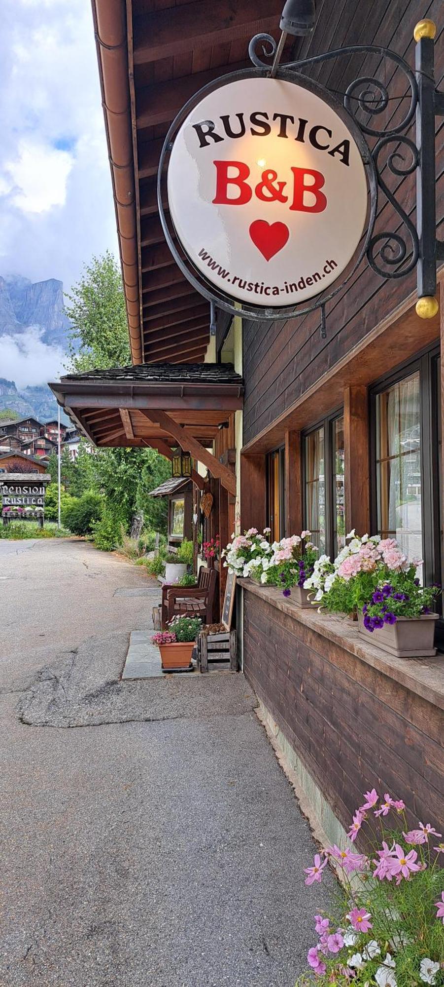 B&B Chalet Rustica Inden, Leukerbad Exterior foto