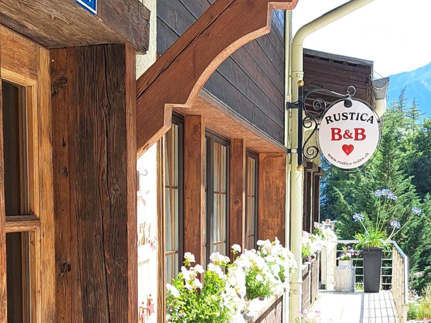 B&B Chalet Rustica Inden, Leukerbad Exterior foto