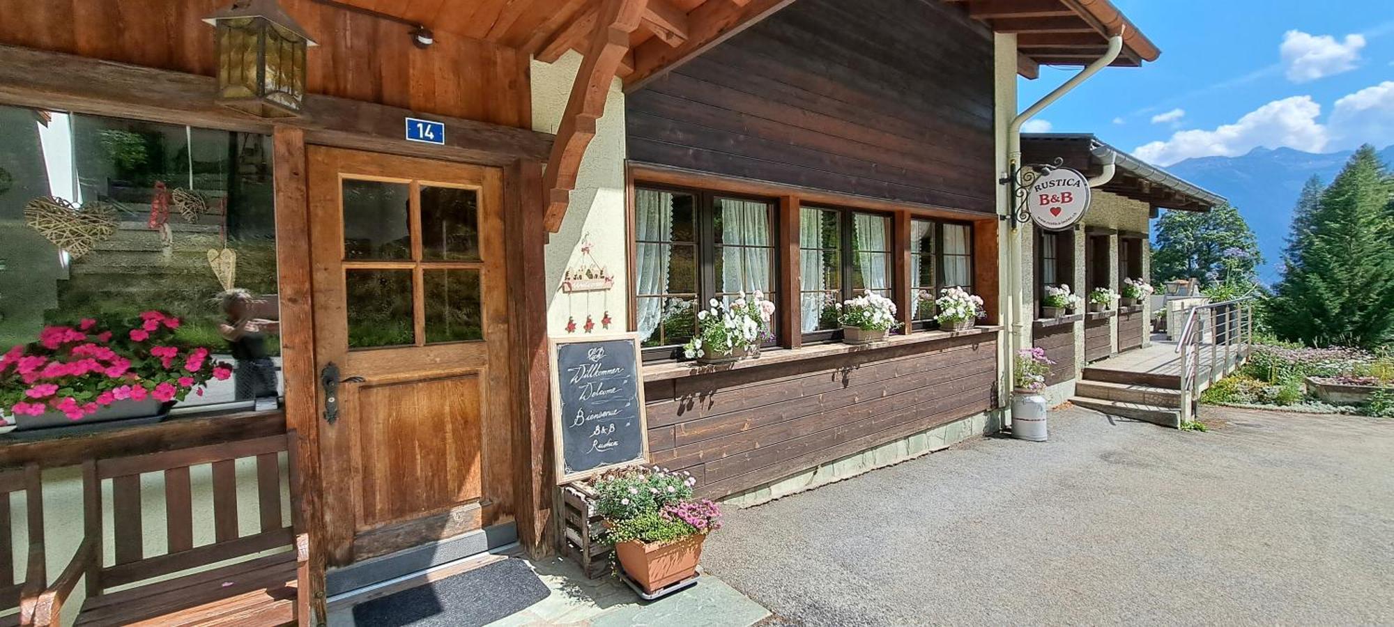 B&B Chalet Rustica Inden, Leukerbad Exterior foto