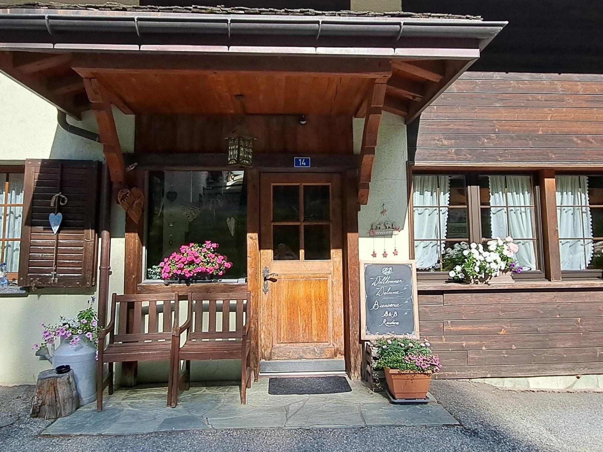 B&B Chalet Rustica Inden, Leukerbad Exterior foto