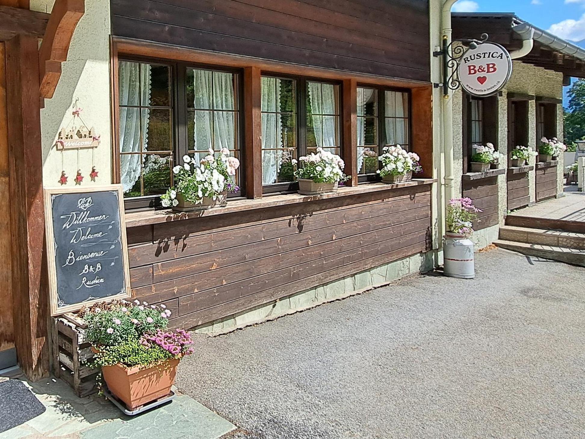 B&B Chalet Rustica Inden, Leukerbad Exterior foto